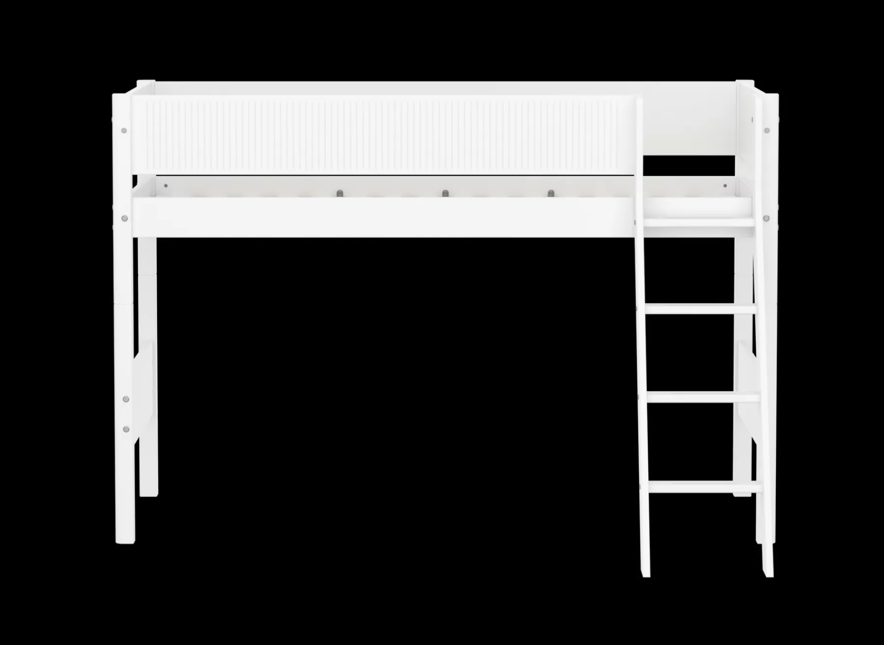 FLEXA Cama semi-alta con escalera inclinada^ Camas Media-altas