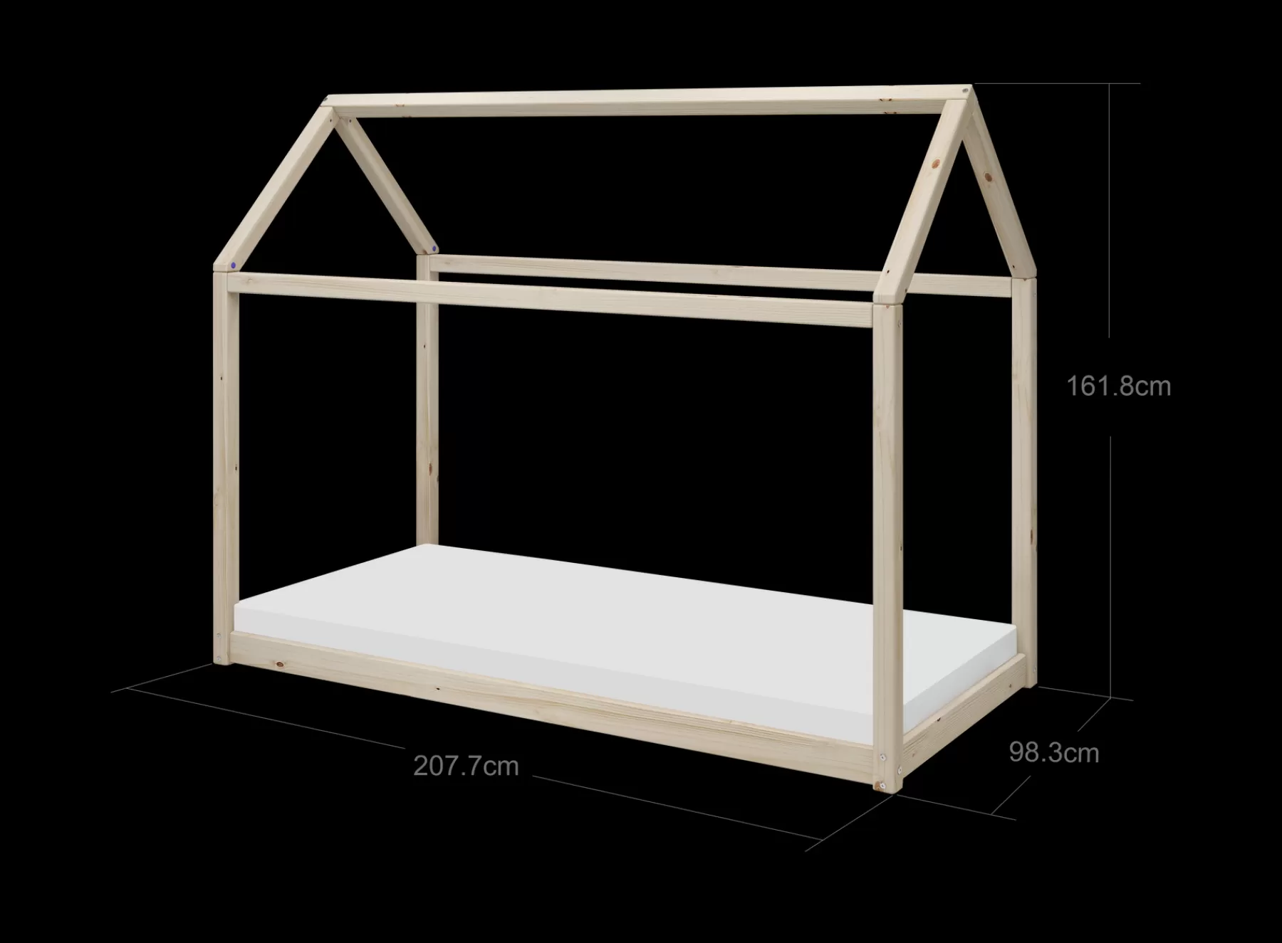 FLEXA COTTAGE Cama individual, , 90x200 cm^ House Beds | Camas Individuales