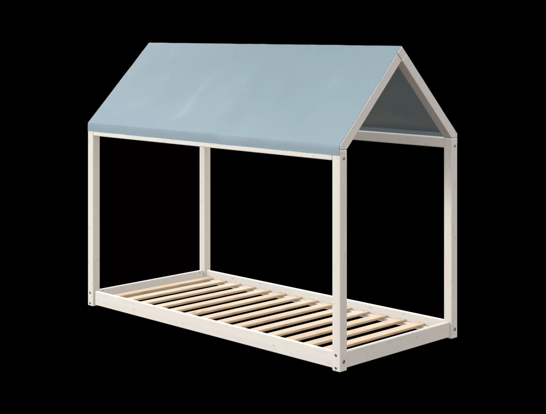 FLEXA COTTAGE tejado, Frosty Blue, 90x200^ Piezas De Cama De Casa