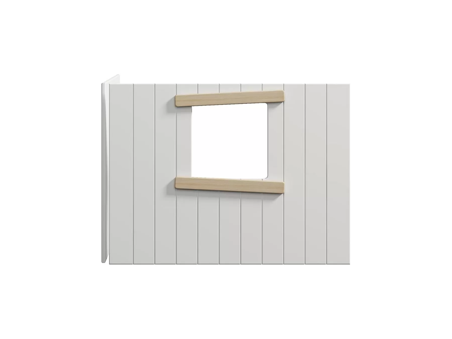 FLEXA Frontales de cama para casa del árbol, marco de roble^ Piezas De Cama De Casa
